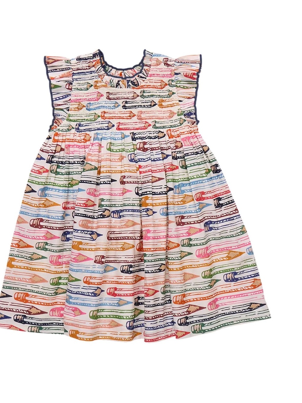 Pink Chicken Stevie Dress Colorful Pencil Print NWT Size 2Y